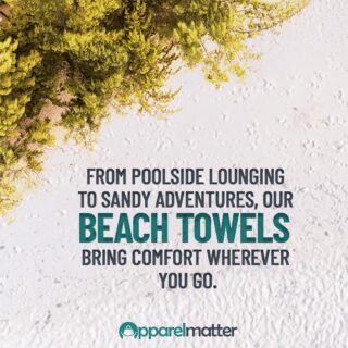 There's nothing quite like spending a day at the beach, and a beach towel is an essential item to take with you. These days, beach towels have become more than just a practical accessory, they're also a stylish and versatile must-have. Check out the new arrivals of Velour Beach Towels to Silk Touch Sublimated Beach Towels from Apparel Matter.
Sign up for exclusive offers and updates, and start shopping now at https://apparelmatter.com/product-category/towels/beach-towel/.

#apparelmatter #beachtowel #CabanaTowel #Strips #apparel #beachvibes #usa #MicrofiberTowel