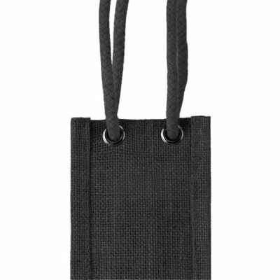 Wine Bottle Jute Bag w/Rope Handle - Image 5