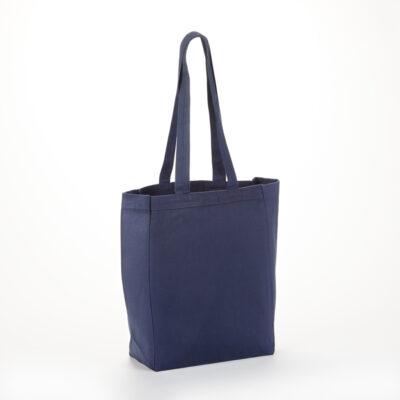 Shopping tote with full side & bottom gusset Natural - Image 4