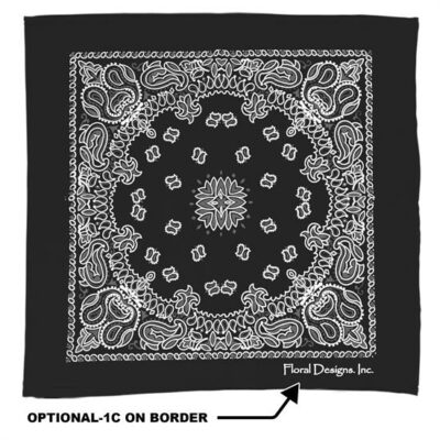 Classic Paisley Design Premium Bandanna (Imported) - Image 2