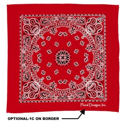 Classic Paisley Design Premium Bandanna (Imported)