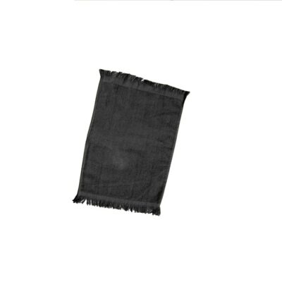 11″W X 18″H White Budget Rally Towel - Hemmed Ends - Image 3
