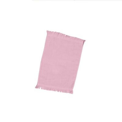 11″W X 18″H White Budget Rally Towel - Hemmed Ends - Image 4