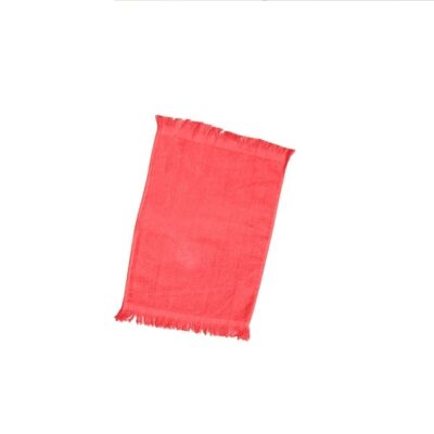 11″W X 18″H White Budget Rally Towel - Hemmed Ends - Image 5
