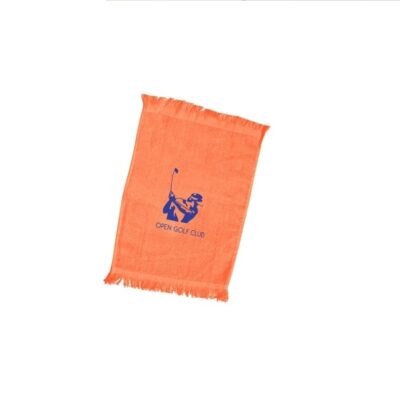 11″W X 18″H White Budget Rally Towel - Hemmed Ends