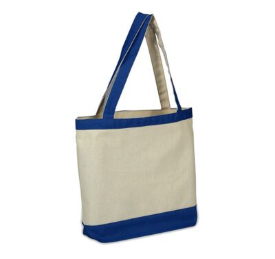 Canvas Color Accent Tote - Image 6
