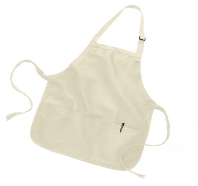 Medium Length Apron with Pouch - Image 2