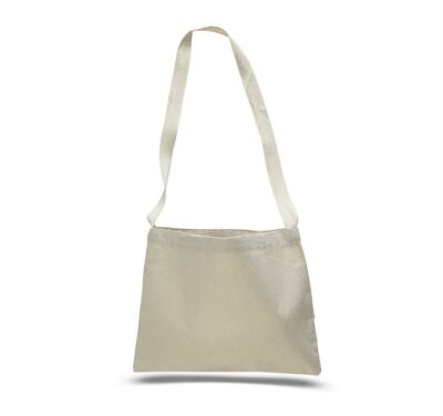 Small Canvas Messenger Bag with Long Handles - Image 5