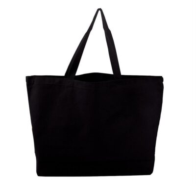 Canvas Jumbo Tote w/ Bottom Gusset - Image 2