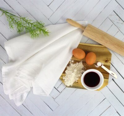 12″W x 20″H Tea Towel - Flour sack type