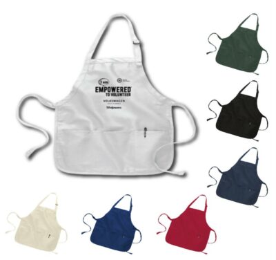 Medium Length Apron with Pouch