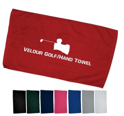16 x 25 - 2.5lbs/dzn Velour Golf/Hand Towel